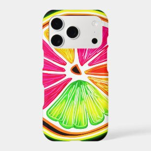 Neon Citrus Fruit Fiesta