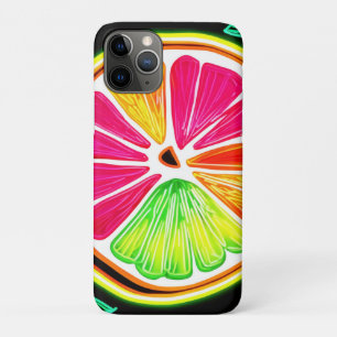 Neon Citrus Fruit Fiesta iPhone 11 Pro Case
