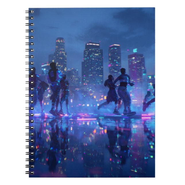 Neon City Skaters Notebook (Front)