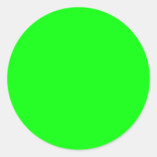 neon classic round sticker