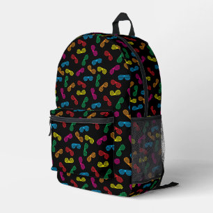 Neon Classic Sunglasses Pattern Printed Backpack