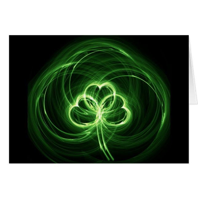 Neon Clover Fractal (Front Horizontal)