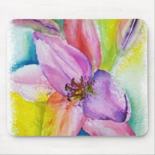 NEON COLORED LILY MOUSE PAD