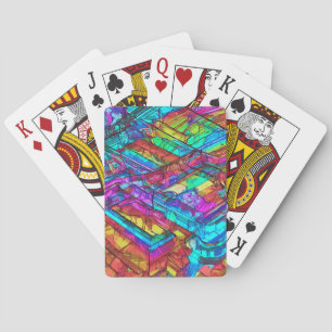 Neon Colored Playing Cards