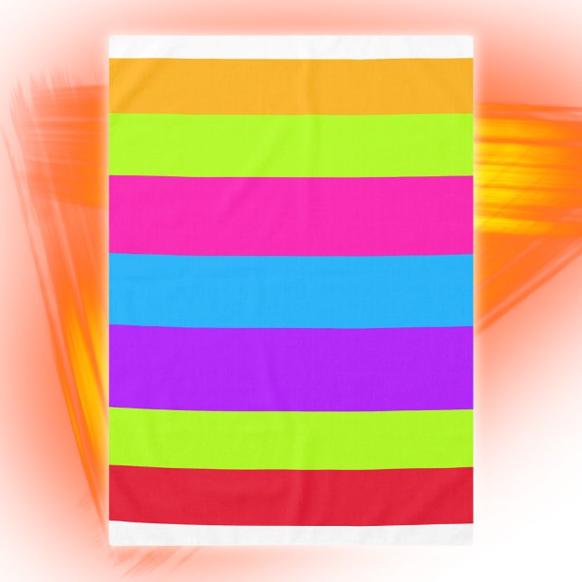 Neon Colorful Stripes |  Tablecloth (Creator Uploaded)