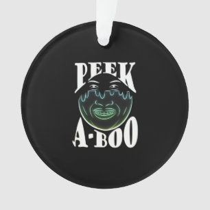 Neon Coloured Artwork - Peekabo Ornament