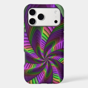 Neon Colours Flash Crazy Colourful Fractal Pattern