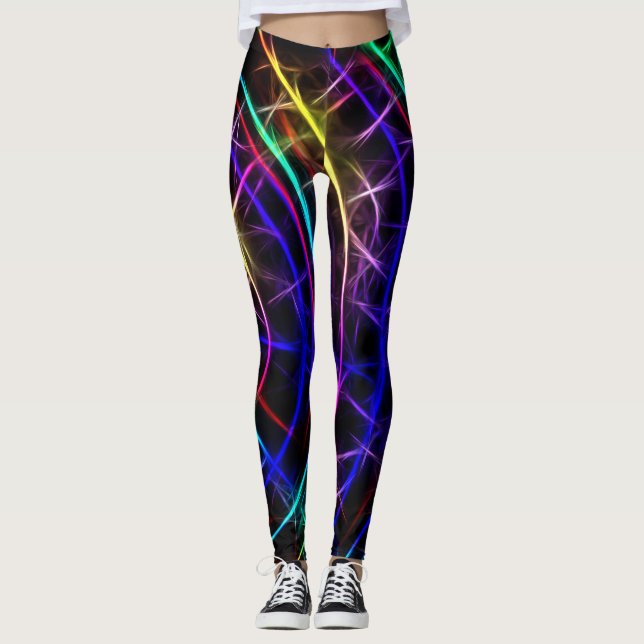 Neon Connections Leggings (Front)