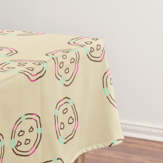 Neon Cookies tablecloth (In Situ)