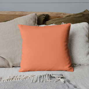 Neon Coral Solid Colour Classic Cushion