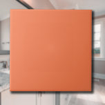 Neon Coral Solid Colour | Classic | Elegant Ceramic Tile<br><div class="desc">Neon Coral Solid Colour | Classic | Elegant | Trendy | Stylish | Gift</div>