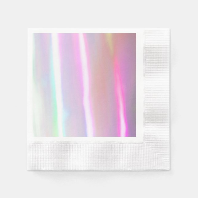 Neon Cotton Candy Paper Napkin (Front)