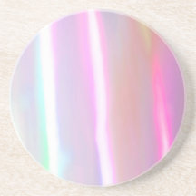 Neon Cotton Candy Sandstone Coaster