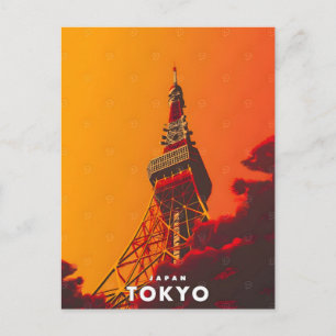 Neon Crown of Tokyo: Tokyo Tower in the Heart 2026 Holiday Postcard