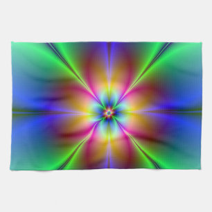 Neon Daisy Tea Towel