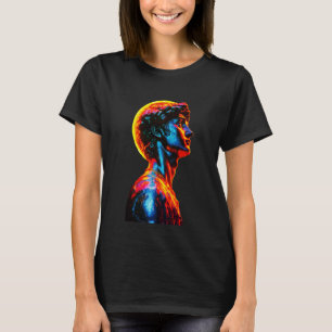 Neon David Statue T-Shirt