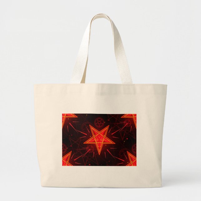 neon demon large tote bag (Front)