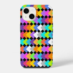 Neon Diamonds  iPhone 14 Case