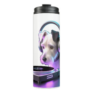 Neon DJ Dog Tumbler