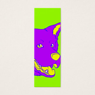 Neon Dog Bookmark