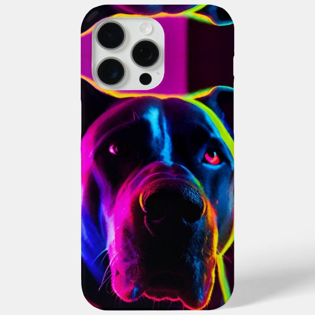 neon dog Case-Mate iPhone case (Back)
