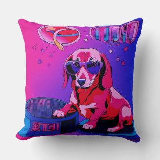 Neon Dog Cushion