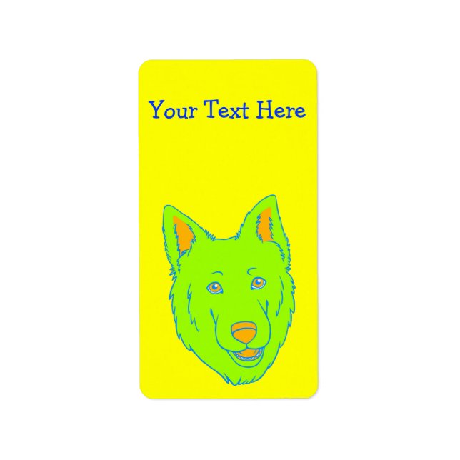Neon Dog Label (Front)