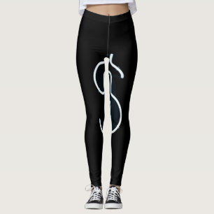 Neon dollar sign leggings