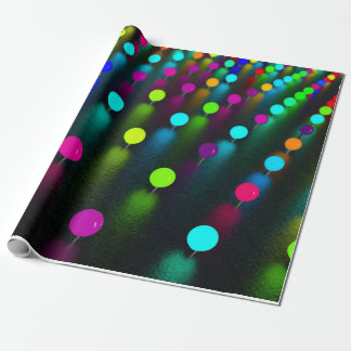 Neon Dots Wrapping Paper