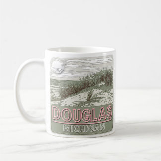 Neon Douglas Michigan Coffee Mug