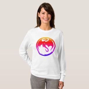 Neon Dragon women white long sleeve shirt