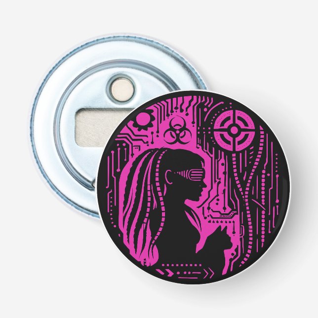 Neon Dread Protocol Bottle Opener (Front)