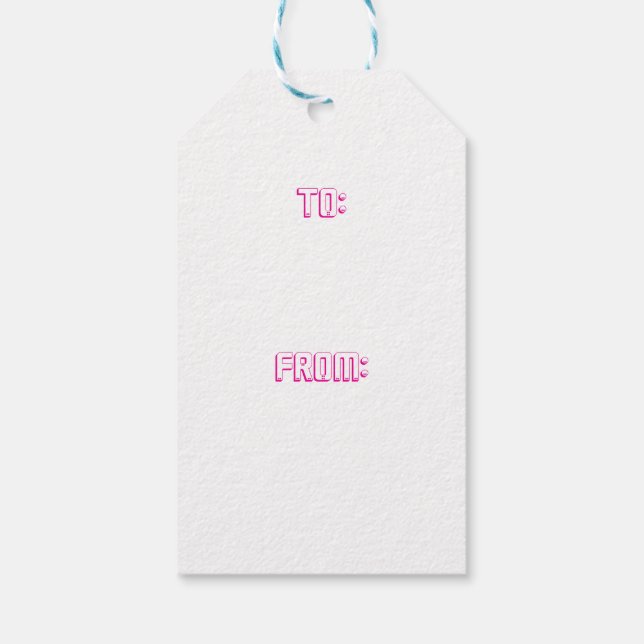 Neon Dread Protocol Gift Tags (Back)