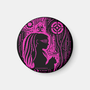 Neon Dread Protocol Magnet