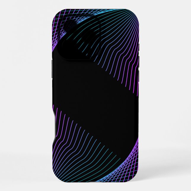 Neon Driftwave iPhone Case (Back)