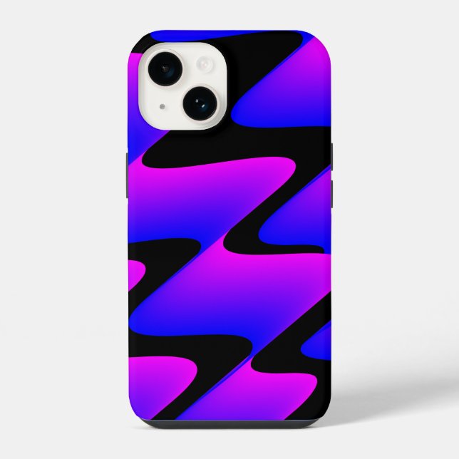 Neon Driftwave iPhone Case (Back)