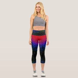 Neon Dusk Capri Leggings