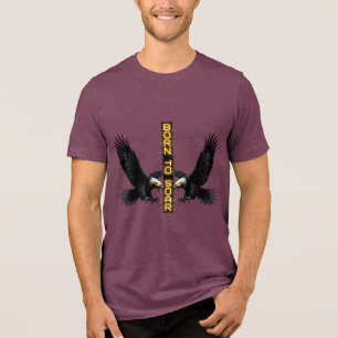 Neon Eagle Motivational Gaming Tee
