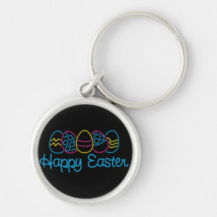 Neon Eggs - Key Ring