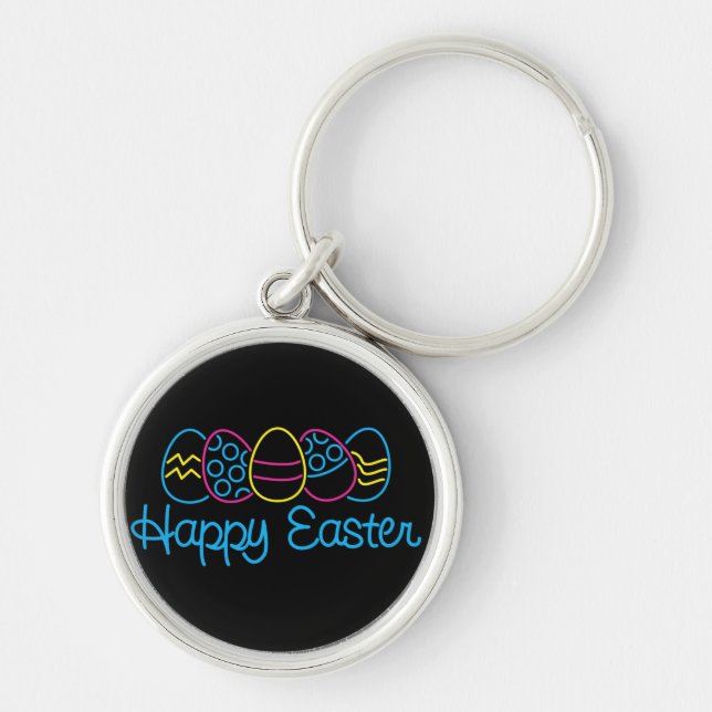 Neon Eggs - Key Ring (Front)