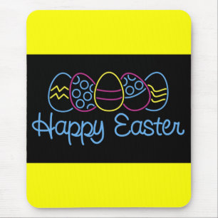 Neon Eggs - Mouse Pad