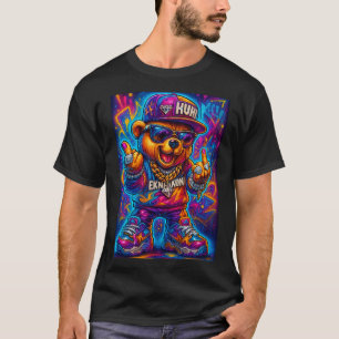 Neon EKNAKHON Rap Bear T-shirt – Glow Graffiti