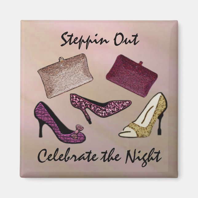 Neon Electric Steppin Out Magnet (Front)