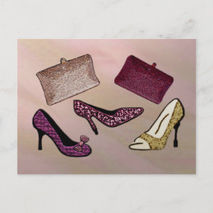 Neon Electric Steppin Out Postcard