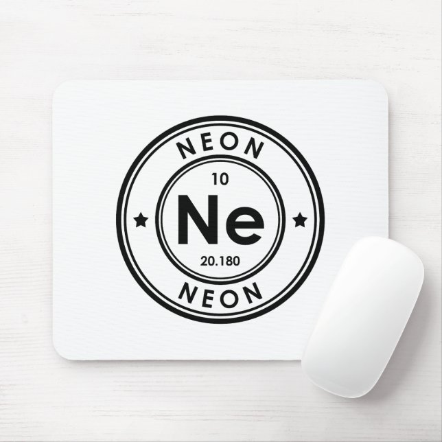 Neon Element Mouse Pad (With Mouse)