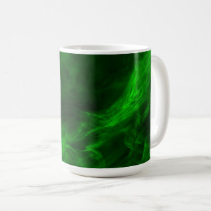 Neon Emerald Smoke Coffee Mug
