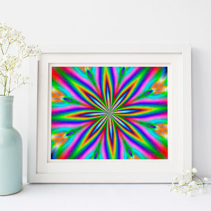 Neon Explosion Poster