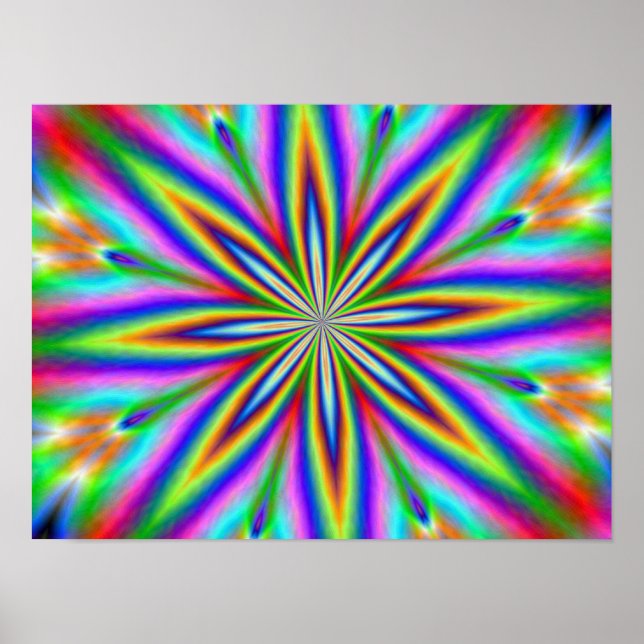 Neon Explosion Poster (Front)