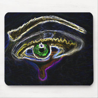 Neon Eye Mousepad