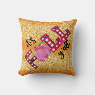 Neon Fall Autumn Customize Color Cushion